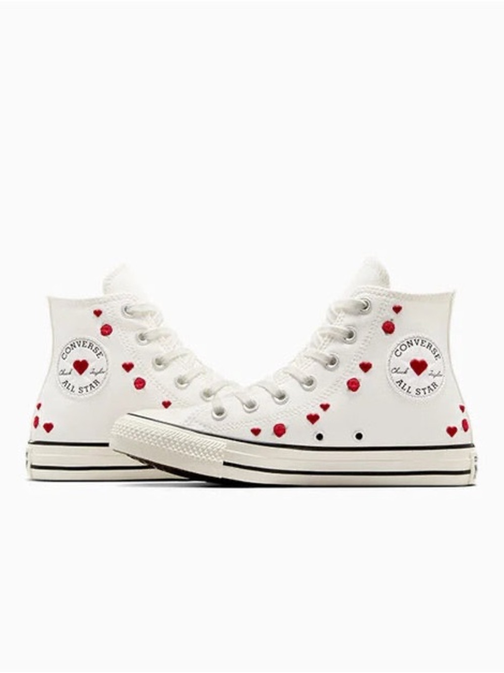 Converse Chuck Taylor All Star High Top Love Me Love Me Not Valentine's Days